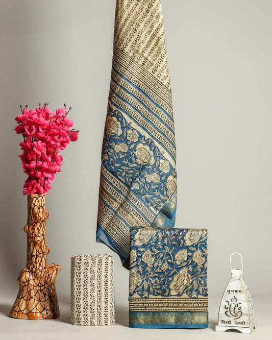 Maheshwari Silk Suit Set