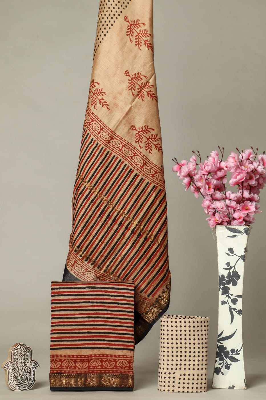 Maheshwari Silk Suit Set