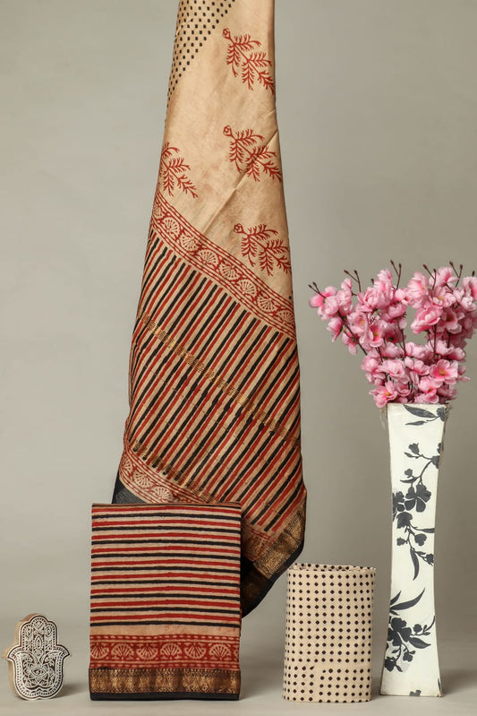 Maheshwari Silk Suit Set