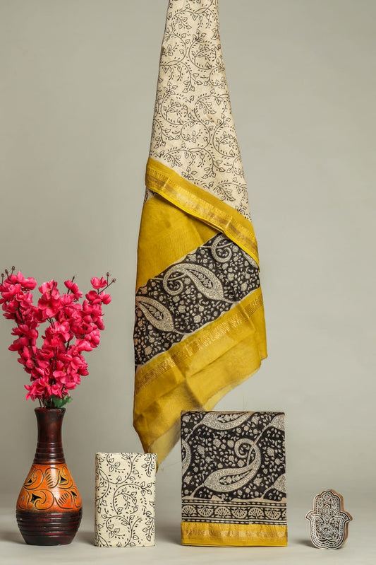 Maheshwari Silk Suit Set