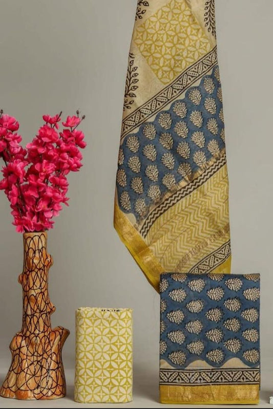 Maheshwari Silk Suit Set