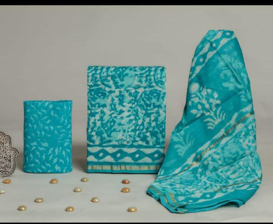 Chanderi Silk Suit Set