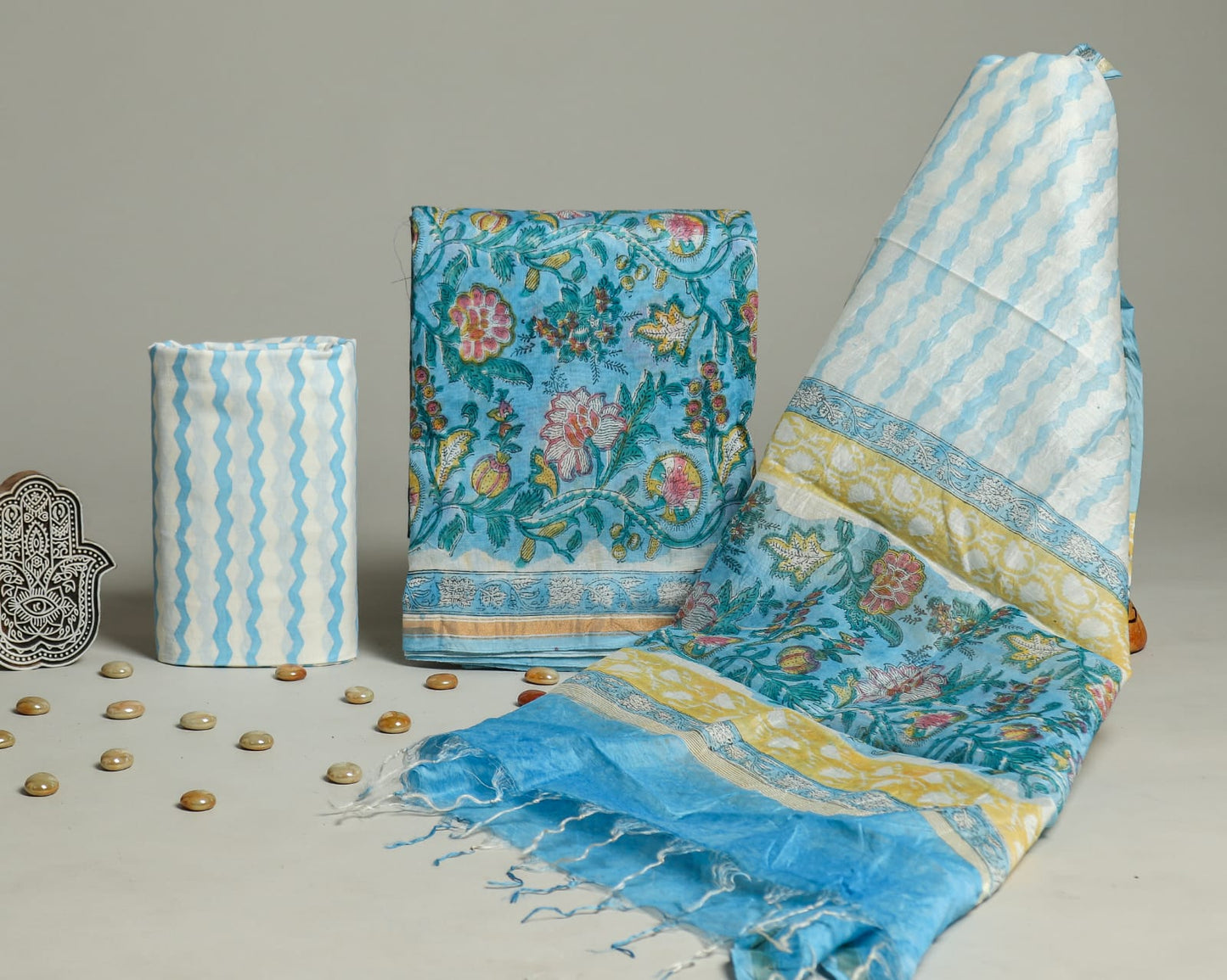 Chanderi Silk Suit Set