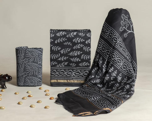 Chanderi Silk Suit Set