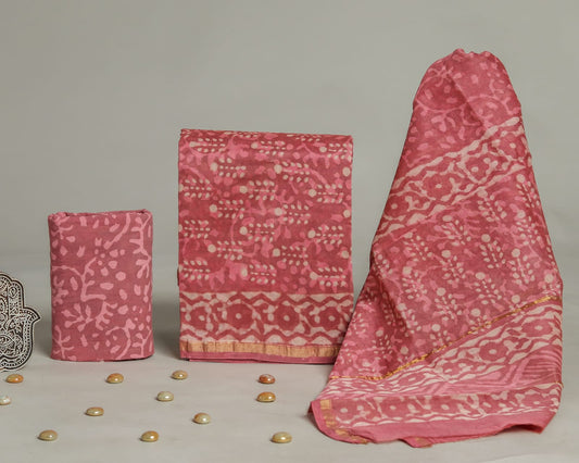 Chanderi Silk Suit Set