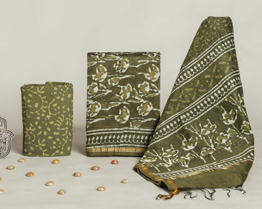 Chanderi Silk Suit Set