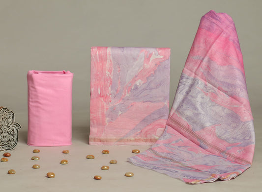 Chanderi Silk Suit Set