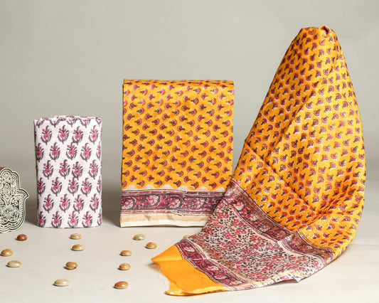 Chanderi Silk Suit Set