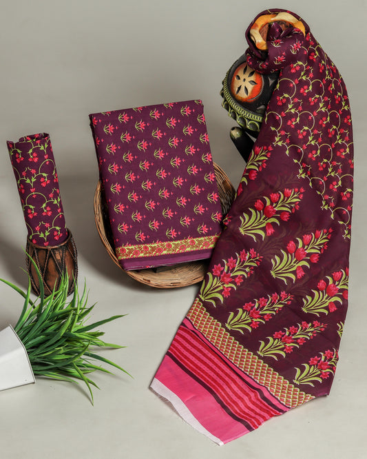 COTTON DUPATTA COTTON SUIT