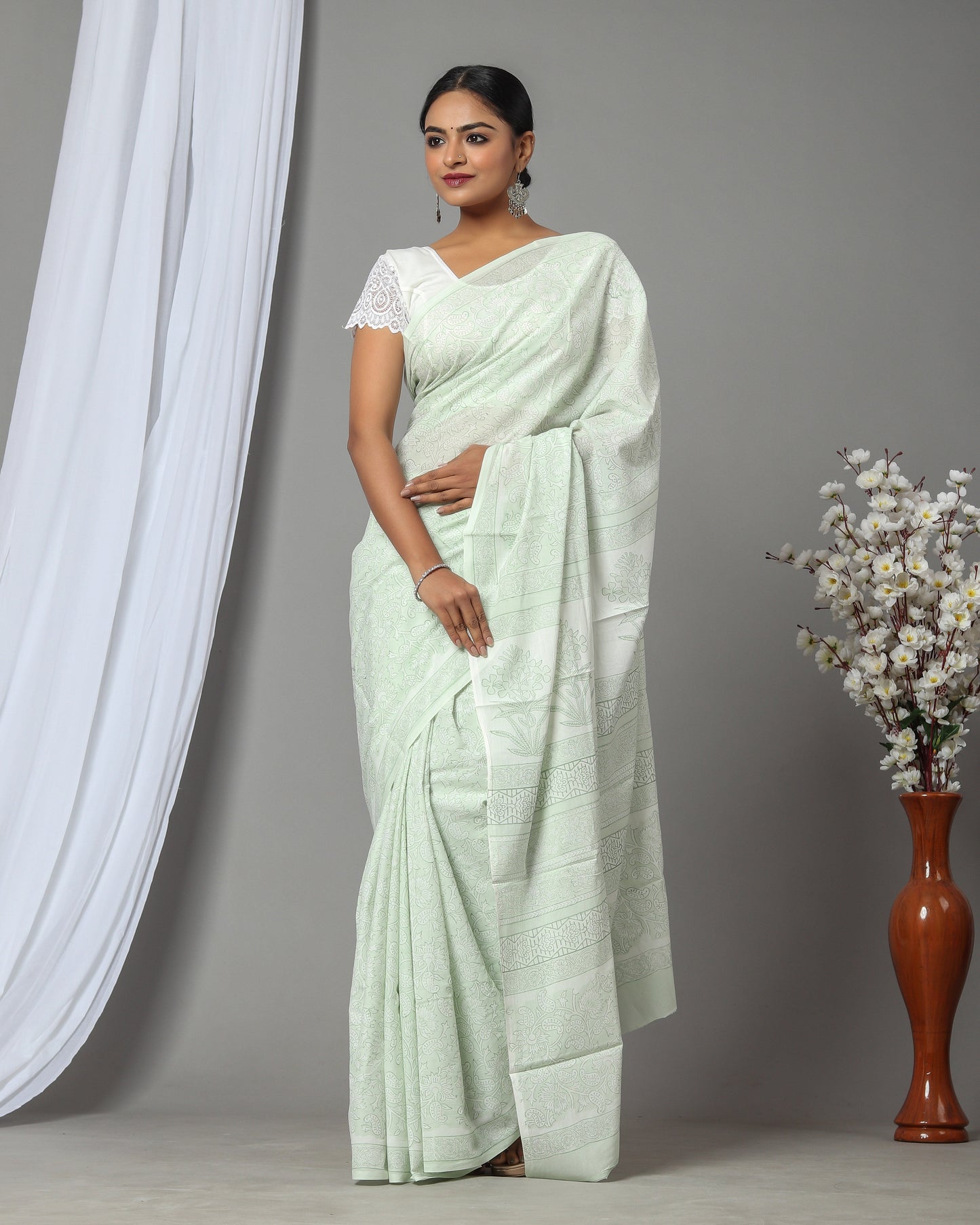 Cotton MulMul Saree