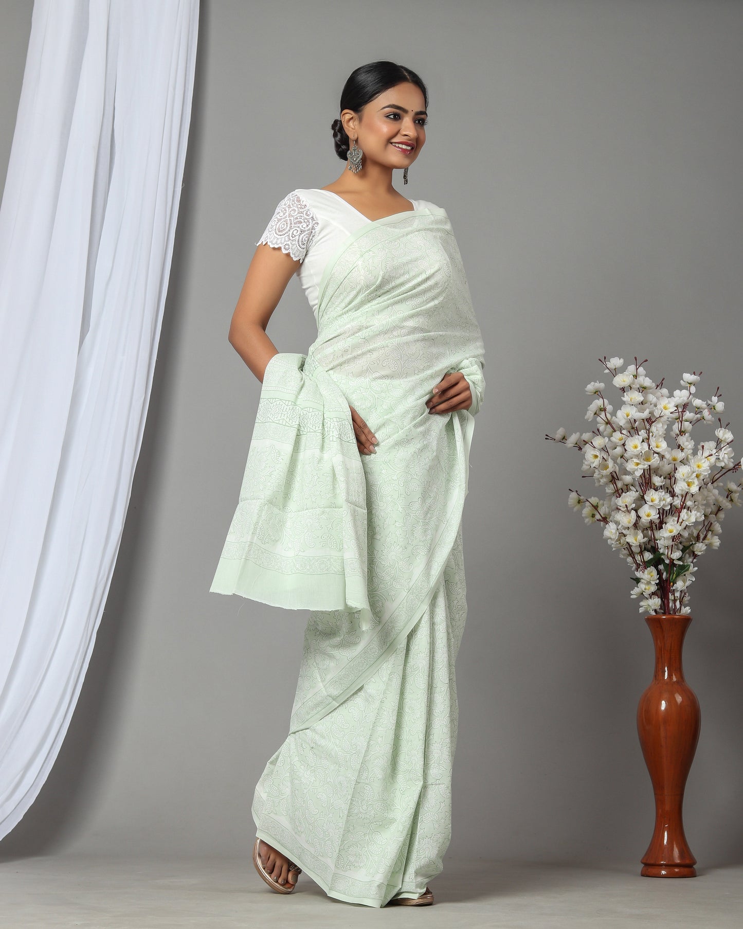 Cotton MulMul Saree