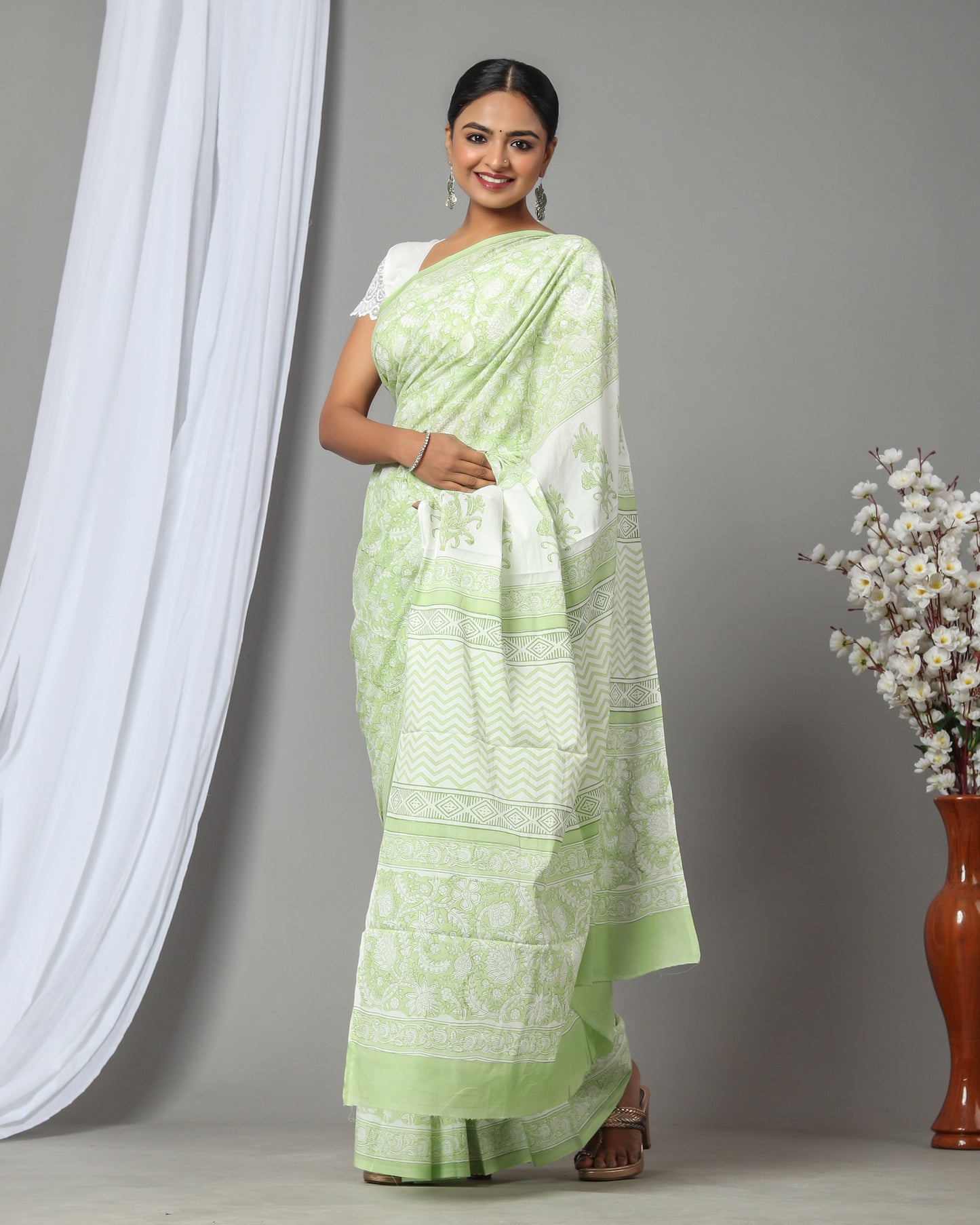 Cotton MulMul Saree