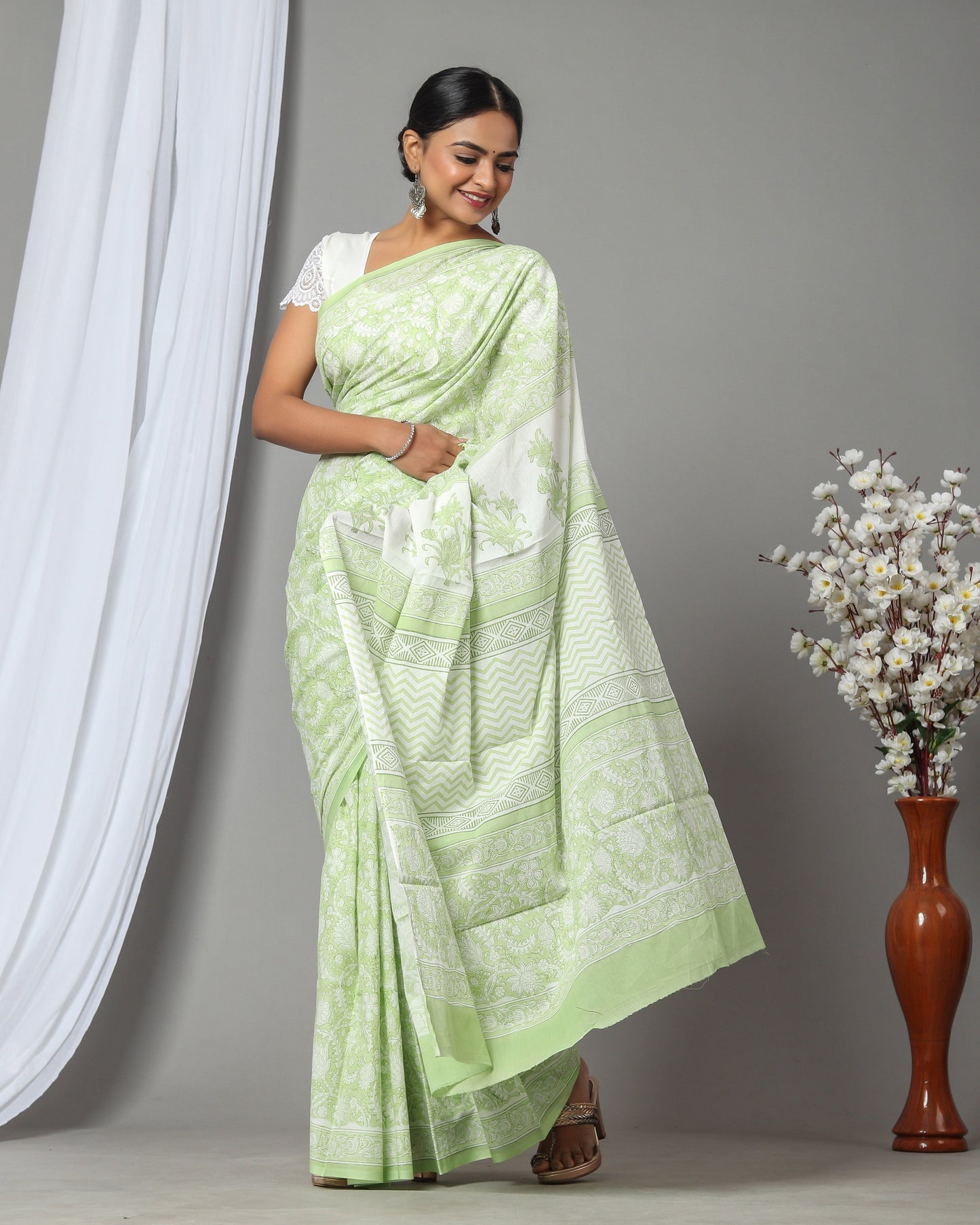 Cotton MulMul Saree