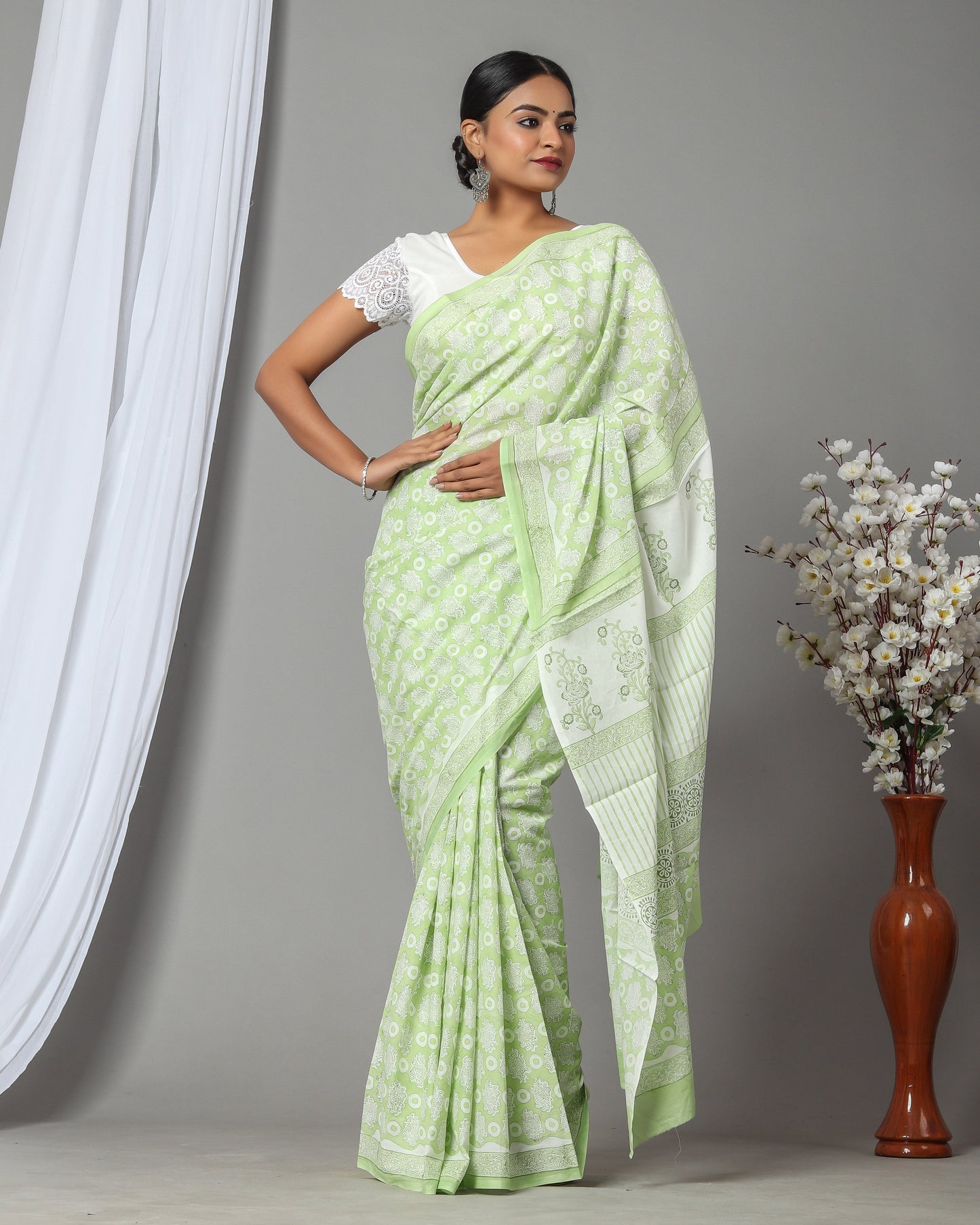 Cotton MulMul Saree