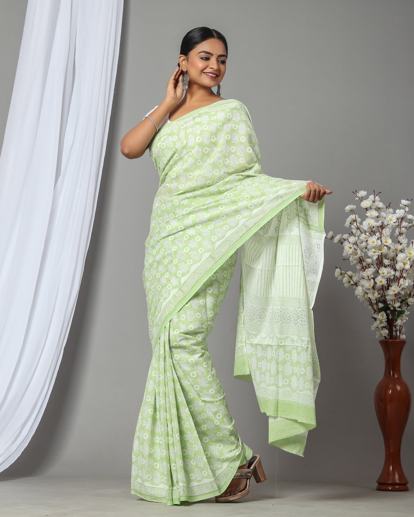 Cotton MulMul Saree